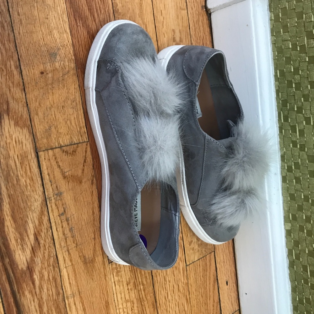 Steve Madden Grey Esmilda Sneakers size 8.5